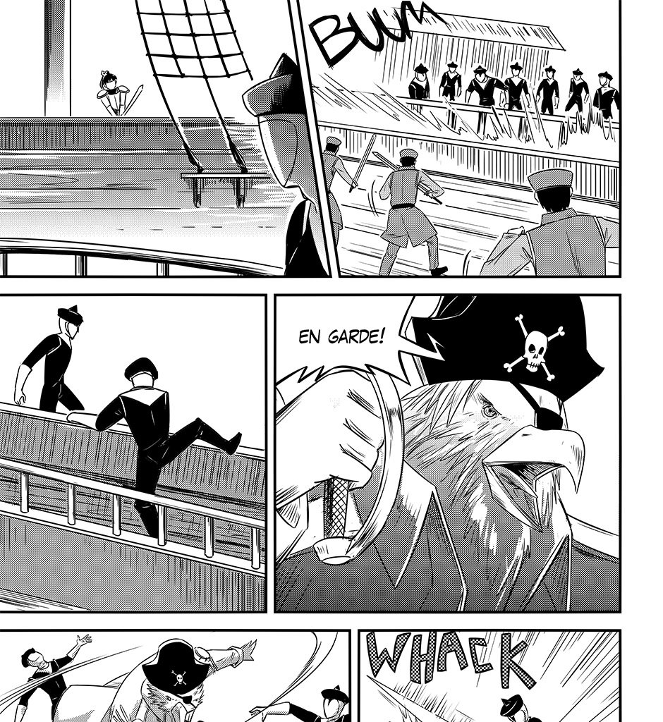 Moontachi Gaiden - Episode 90, Page 8: Ch. 25:1 – Turbulent Waters