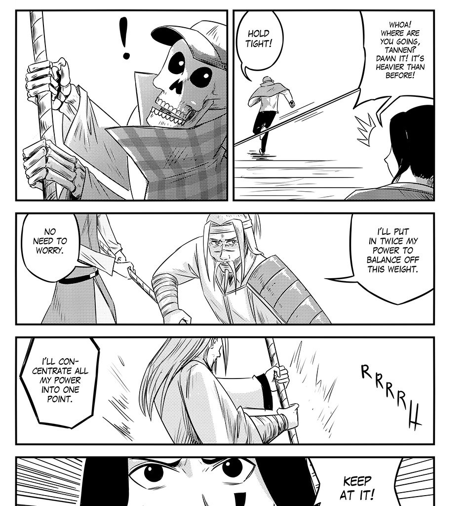 Moontachi Gaiden - Episode 90, Page 10: Ch. 25:1 – Turbulent Waters