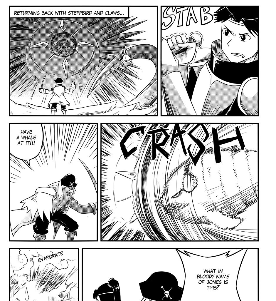 Moontachi Gaiden - Episode 91, Page 4: Ch. 25:2 – Turbulent Waters