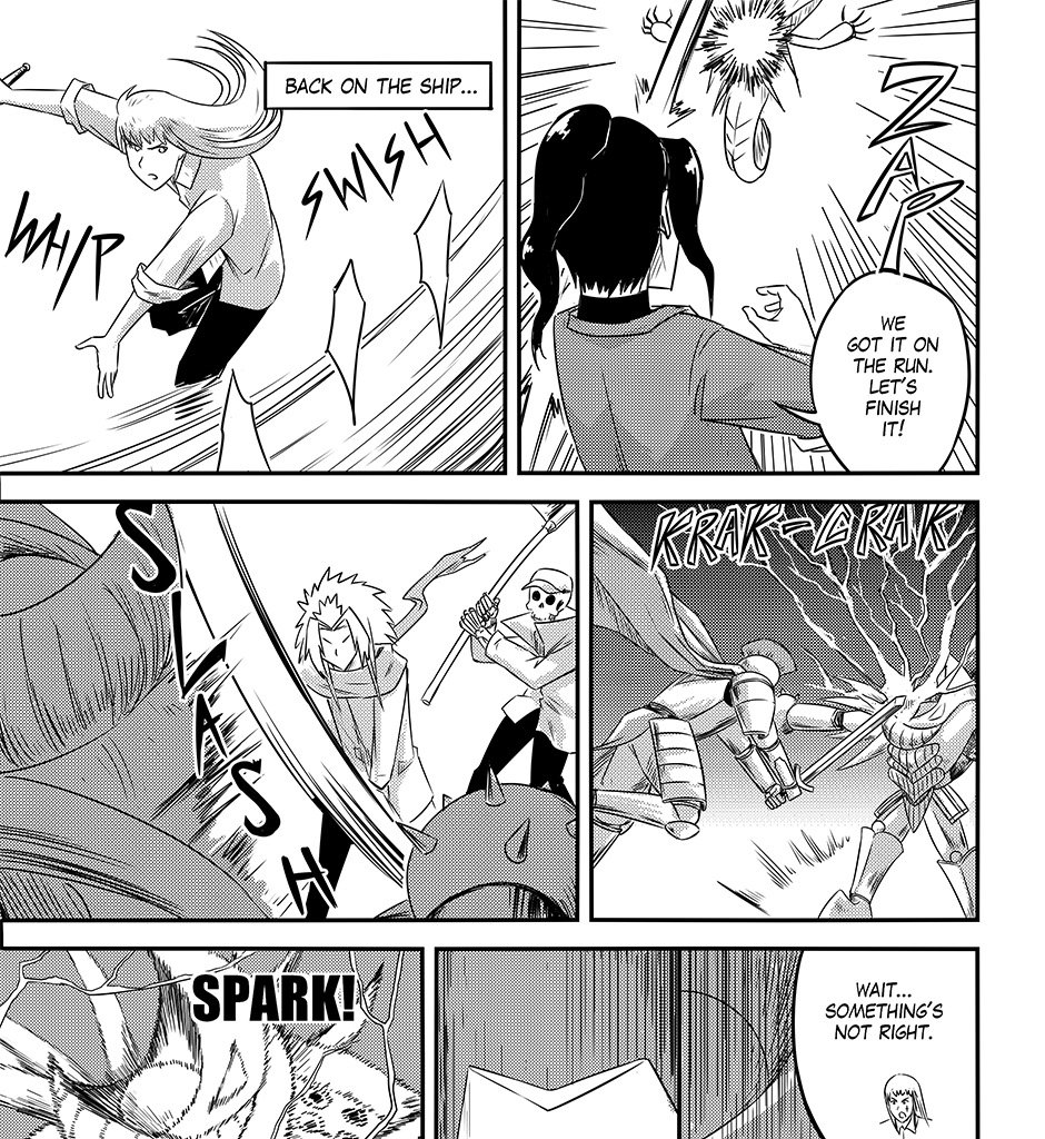 Moontachi Gaiden - Episode 91, Page 6: Ch. 25:2 – Turbulent Waters