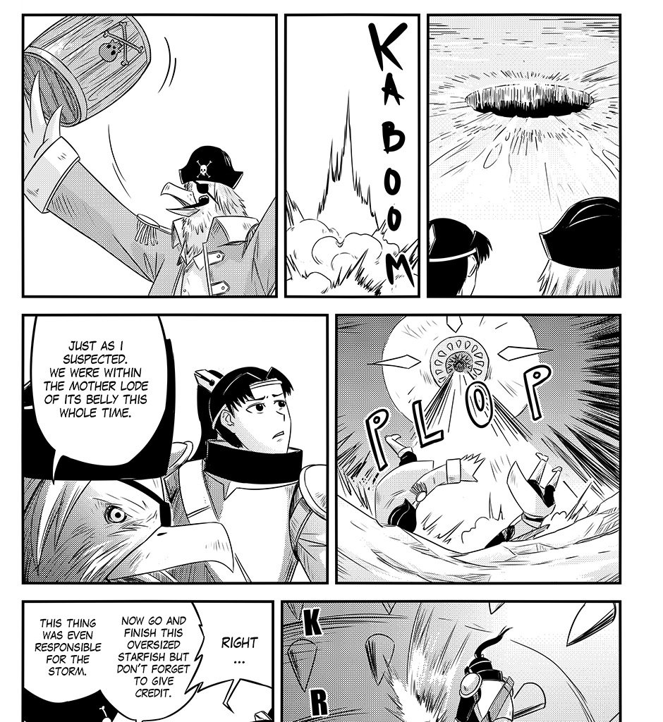 Moontachi Gaiden - Episode 91, Page 14: Ch. 25:2 – Turbulent Waters