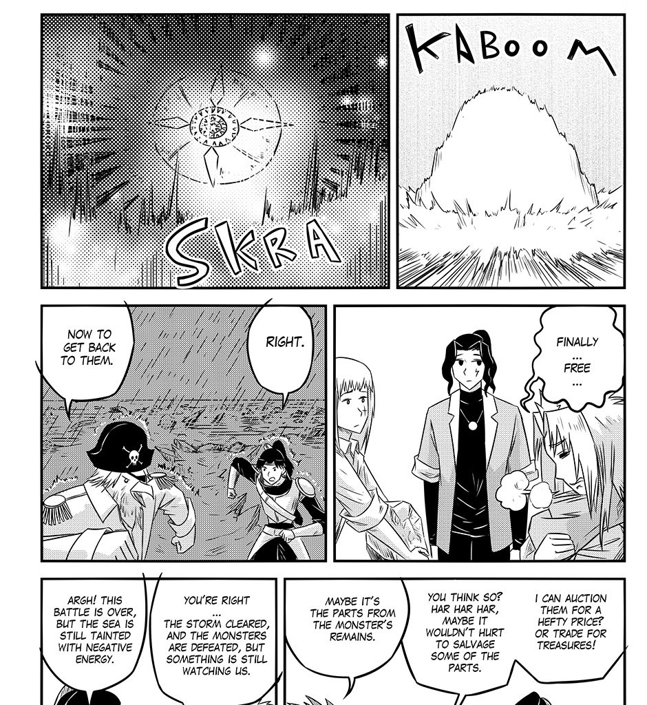 Moontachi Gaiden - Episode 91, Page 15: Ch. 25:2 – Turbulent Waters