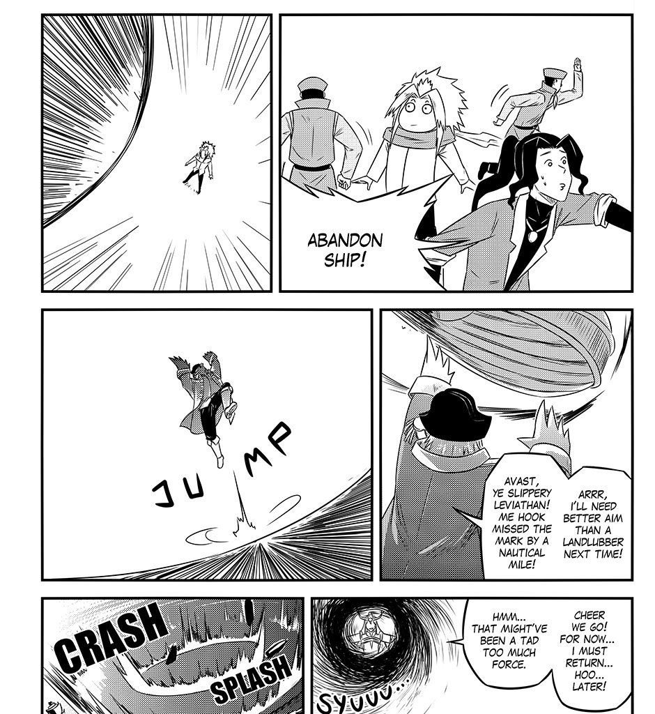 Moontachi Gaiden - Episode 91, Page 19: Ch. 25:2 – Turbulent Waters