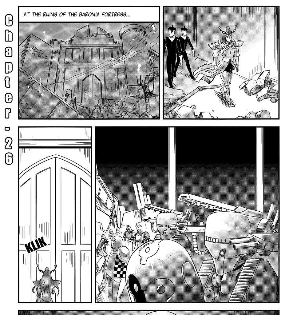 Moontachi Gaiden - Episode 92, Page 1: Chapter 26 — To Anneria: Maiden of the Silver Light