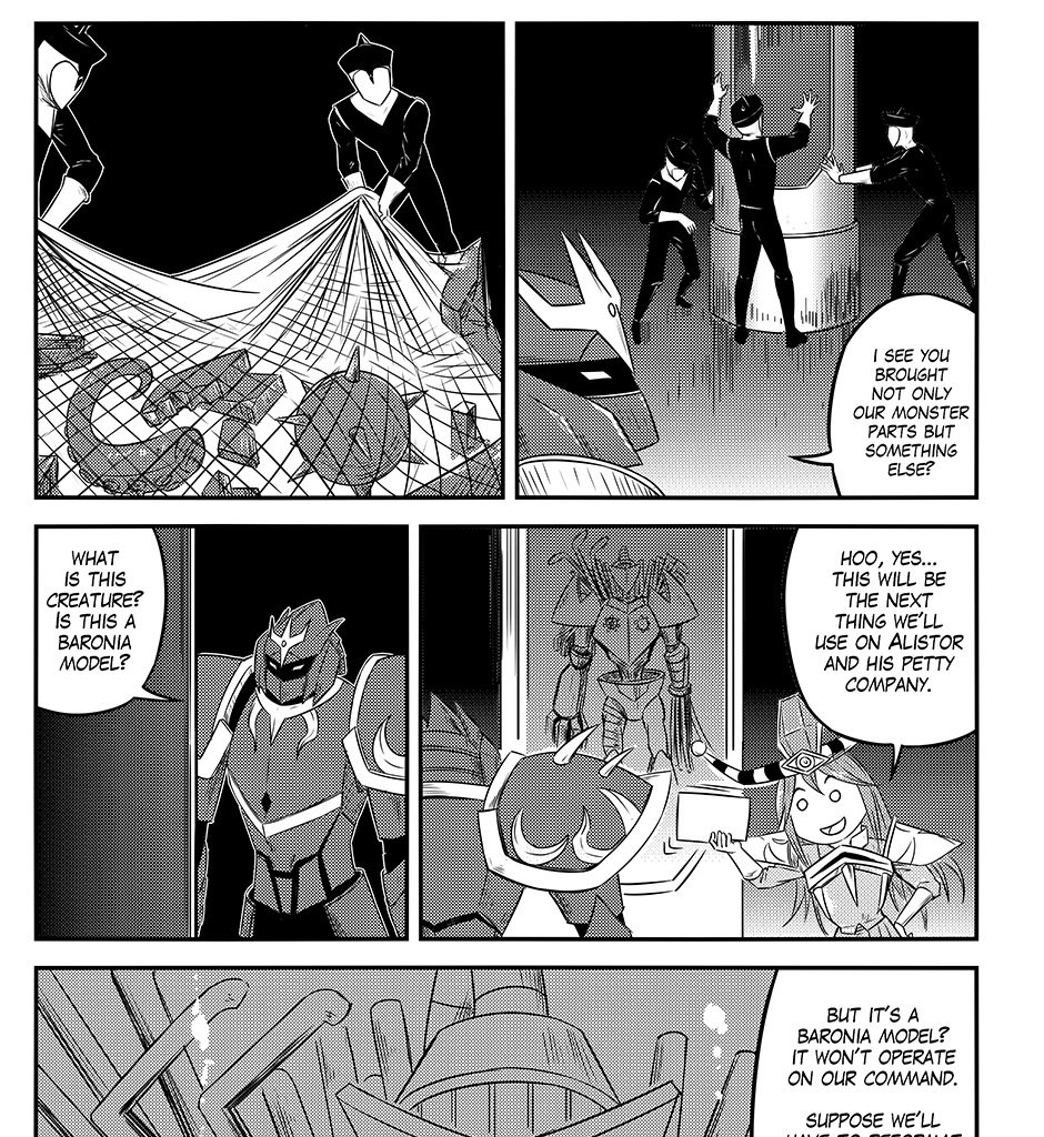 Moontachi Gaiden - Episode 92, Page 4: Chapter 26 — To Anneria: Maiden of the Silver Light