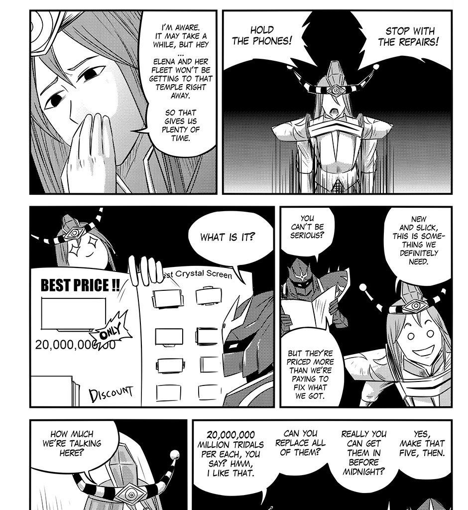 Moontachi Gaiden - Episode 92, Page 5: Chapter 26 — To Anneria: Maiden of the Silver Light