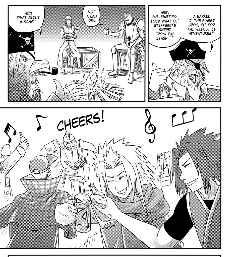 Moontachi Gaiden - Episode 92, Page 12: Chapter 26 — To Anneria: Maiden of the Silver Light