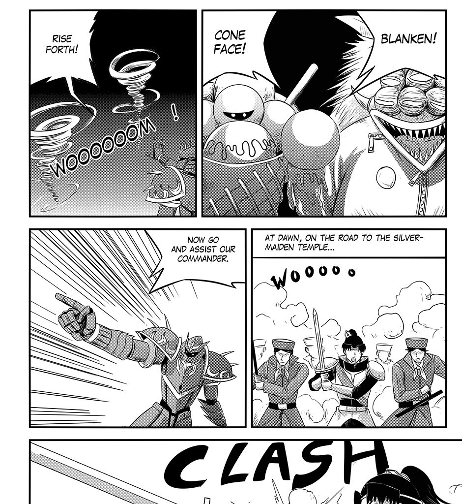 Moontachi Gaiden - Episode 92, Page 15: Chapter 26 — To Anneria: Maiden of the Silver Light