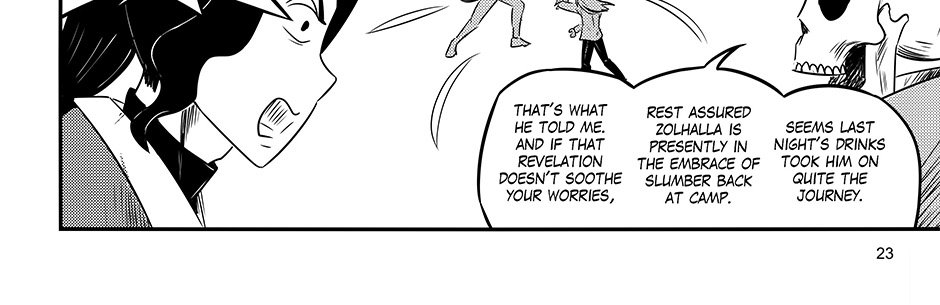 Moontachi Gaiden - Episode 92, Page 23: Chapter 26 — To Anneria: Maiden of the Silver Light