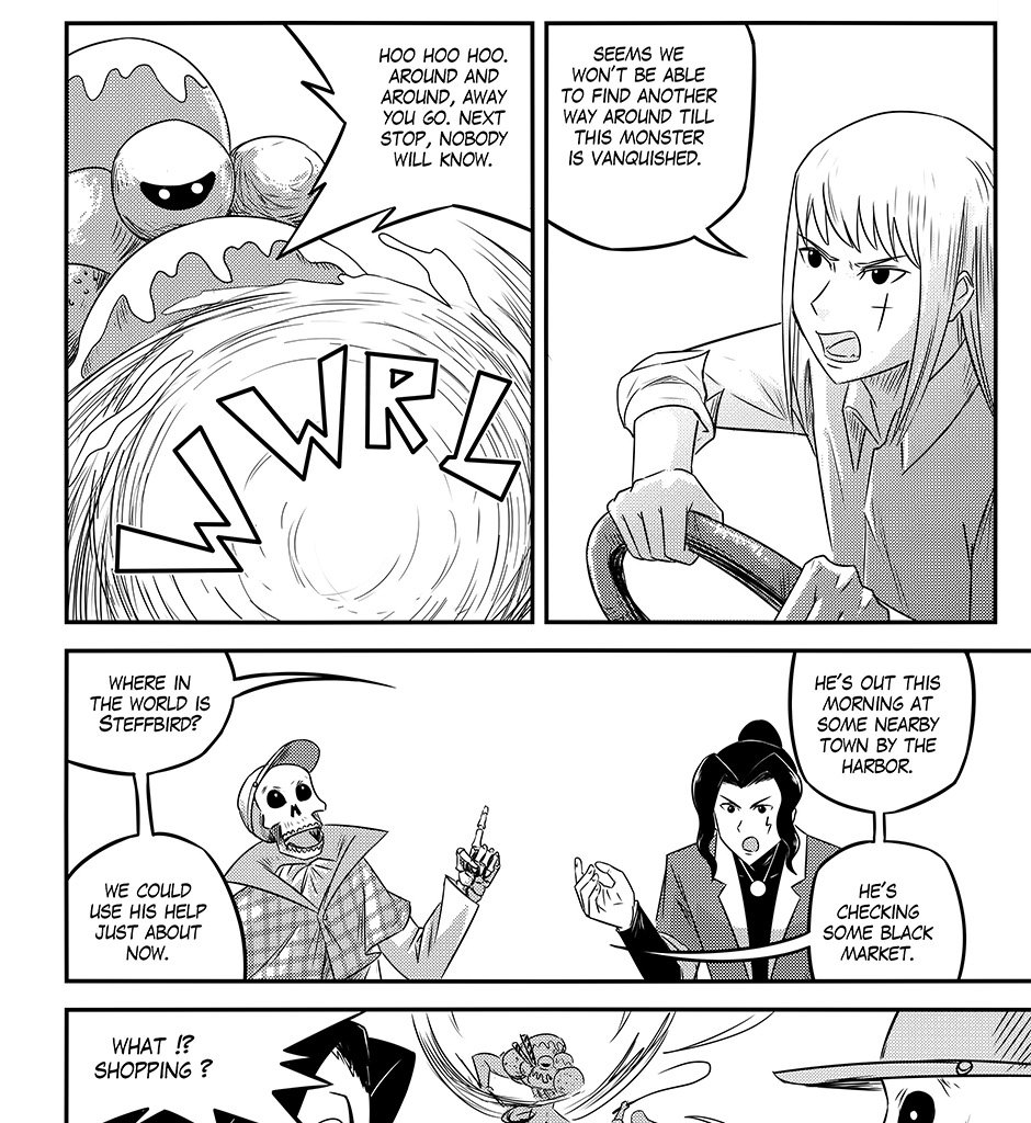 Moontachi Gaiden - Episode 92, Page 23: Chapter 26 — To Anneria: Maiden of the Silver Light