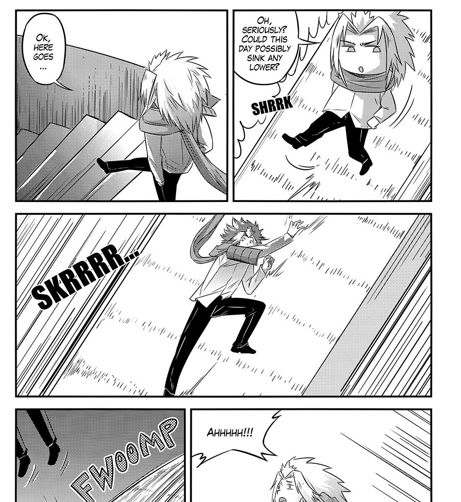 Moontachi Gaiden - Episode 93, Page 2: Ch. 27:1 — Rena Takes Flight