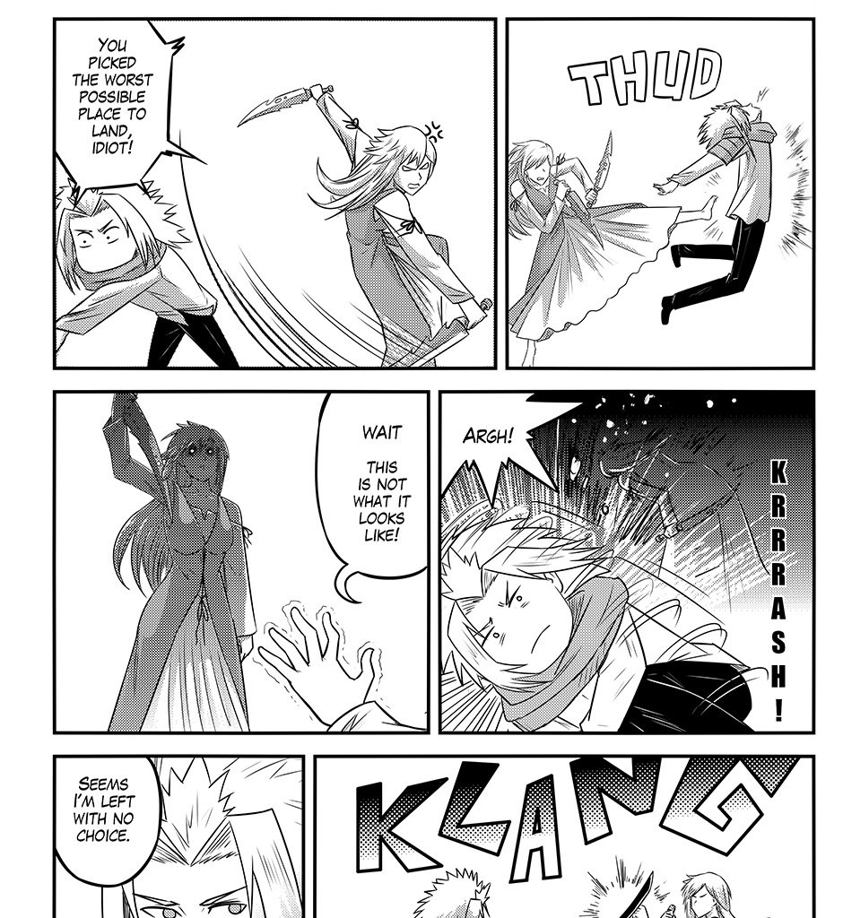 Moontachi Gaiden - Episode 93, Page 5: Ch. 27:1 — Rena Takes Flight