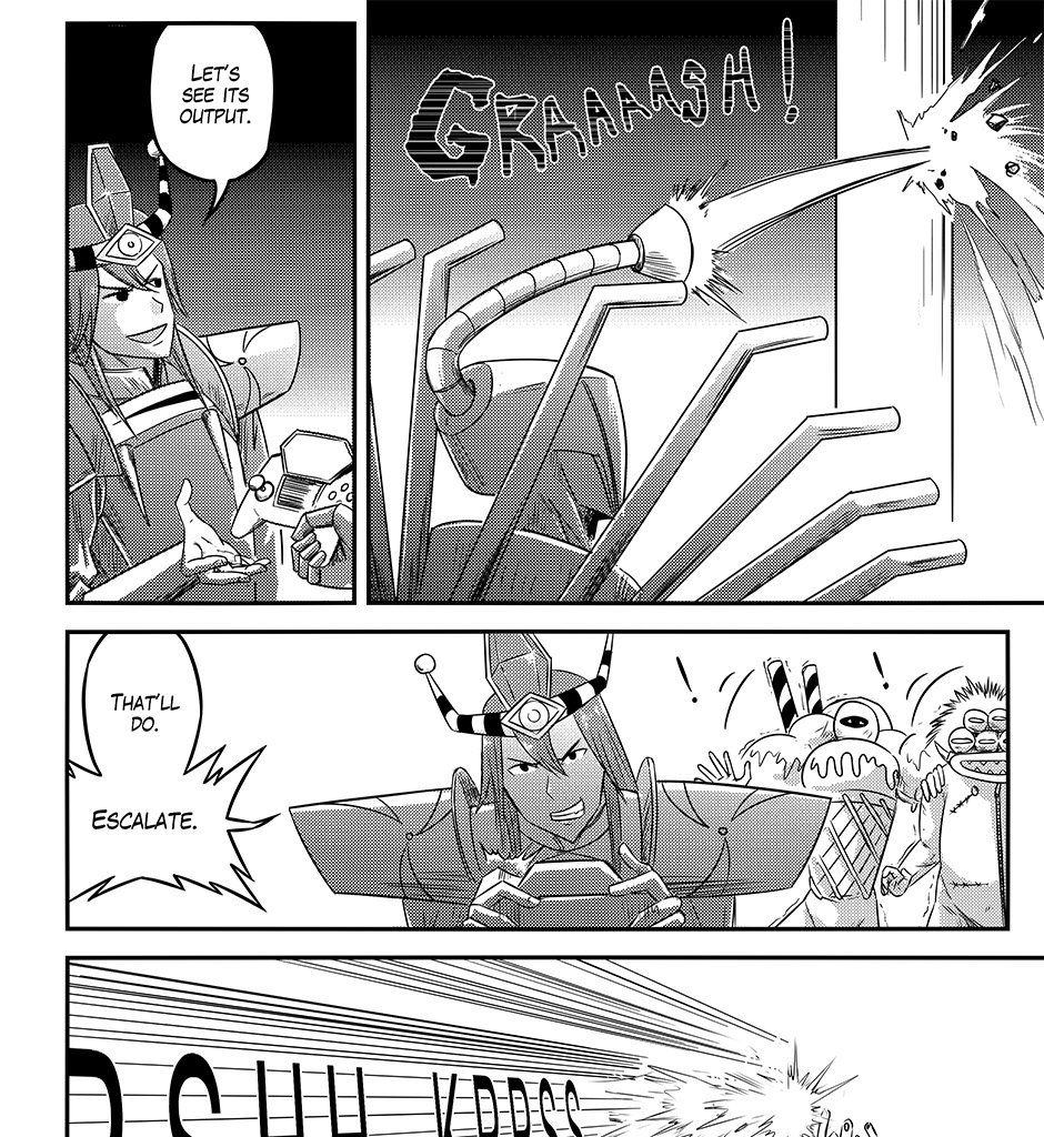 Moontachi Gaiden - Episode 93, Page 7: Ch. 27:1 — Rena Takes Flight