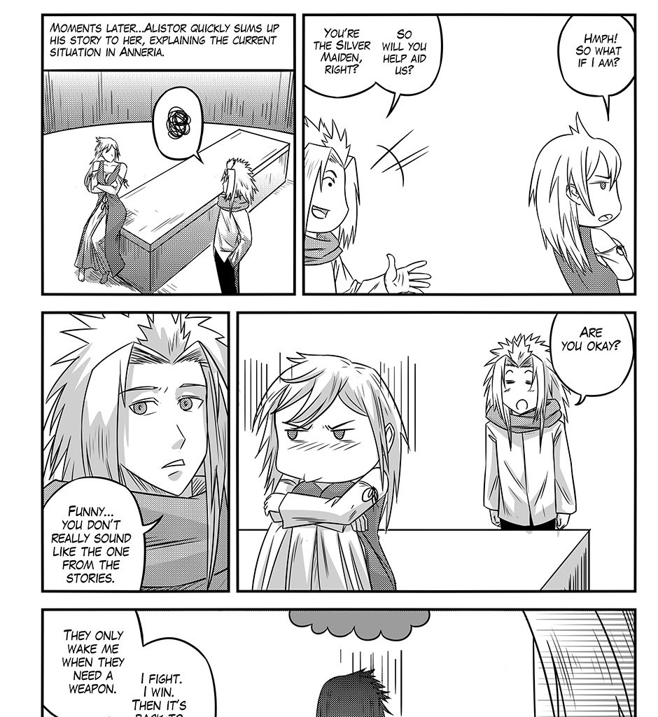 Moontachi Gaiden - Episode 93, Page 13: Ch. 27:1 — Rena Takes Flight