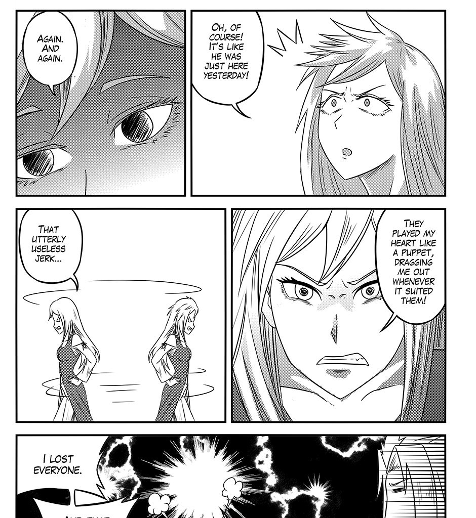 Moontachi Gaiden - Episode 93, Page 14: Ch. 27:1 — Rena Takes Flight