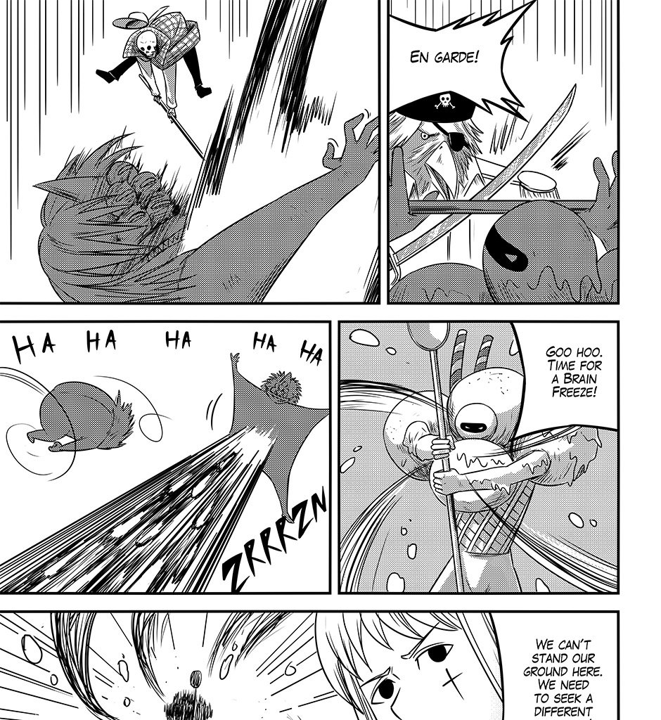 Moontachi Gaiden - Episode 93, Page 18: Ch. 27:1 — Rena Takes Flight