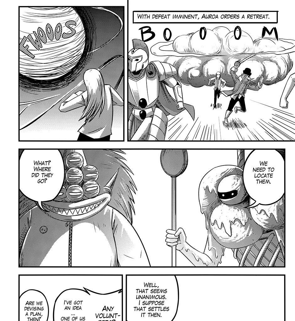 Moontachi Gaiden - Episode 93, Page 19: Ch. 27:1 — Rena Takes Flight