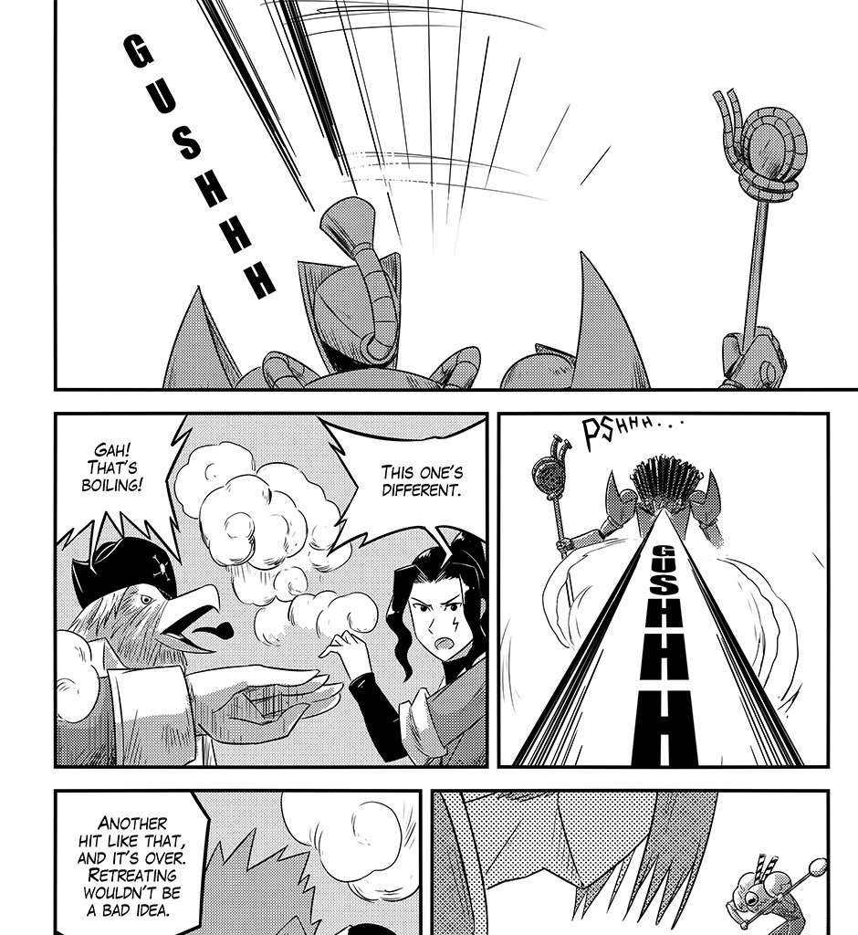 Moontachi Gaiden - Episode 93, Page 23: Ch. 27:1 — Rena Takes Flight