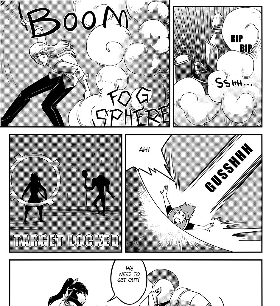 Moontachi Gaiden - Episode 93, Page 24: Ch. 27:1 — Rena Takes Flight