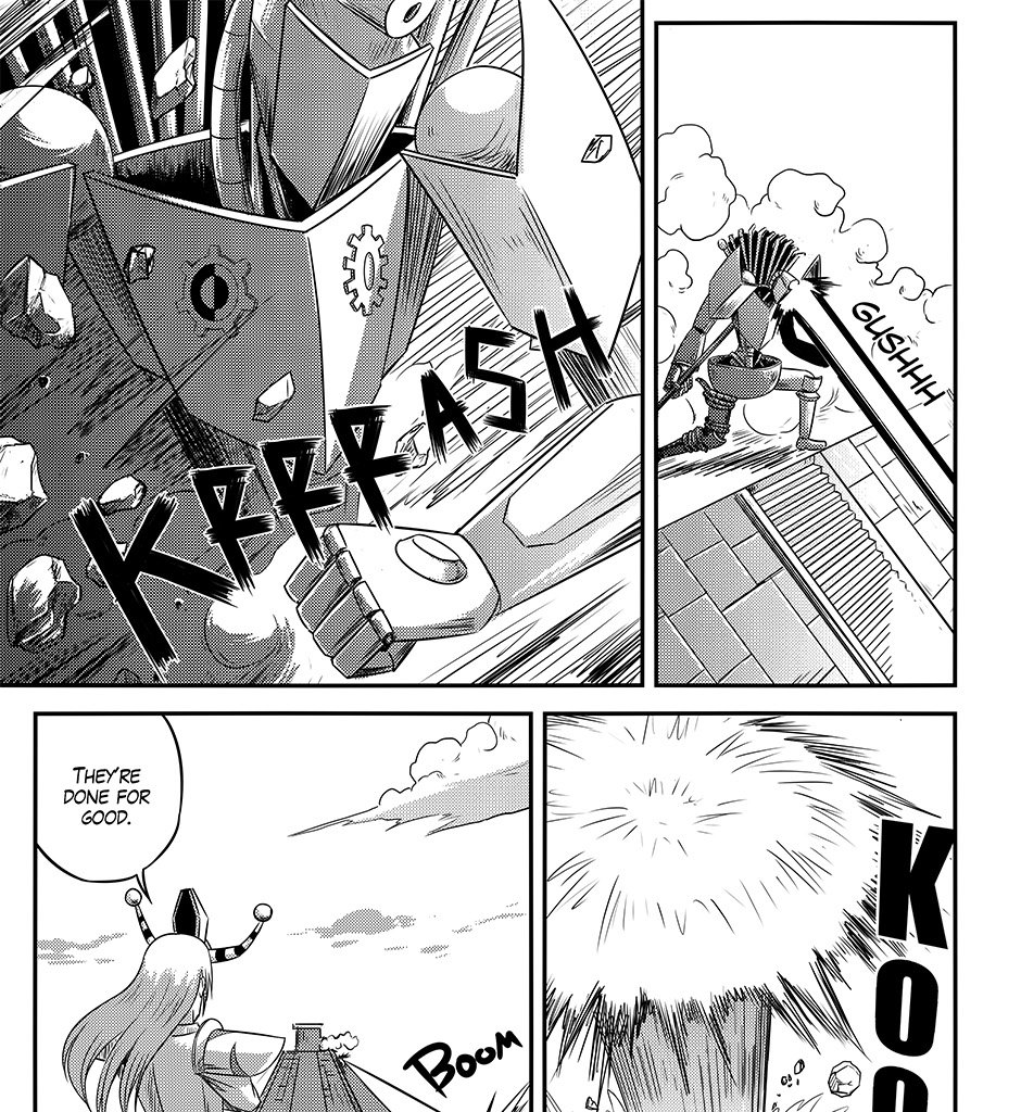 Moontachi Gaiden - Episode 94, Page 1: Ch. 27:2 — Rena Takes Flight