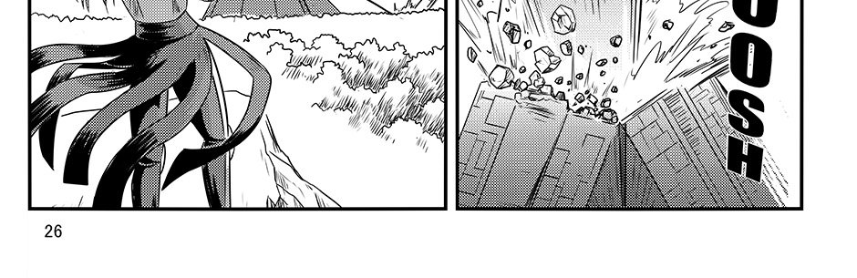 Moontachi Gaiden - Episode 94, Page 1: Ch. 27:2 — Rena Takes Flight