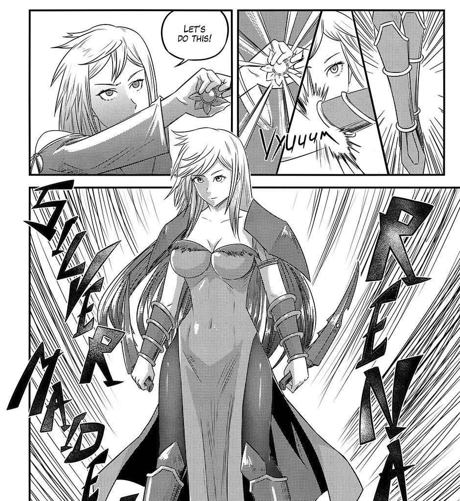Moontachi Gaiden - Episode 94, Page 4: Ch. 27:2 — Rena Takes Flight
