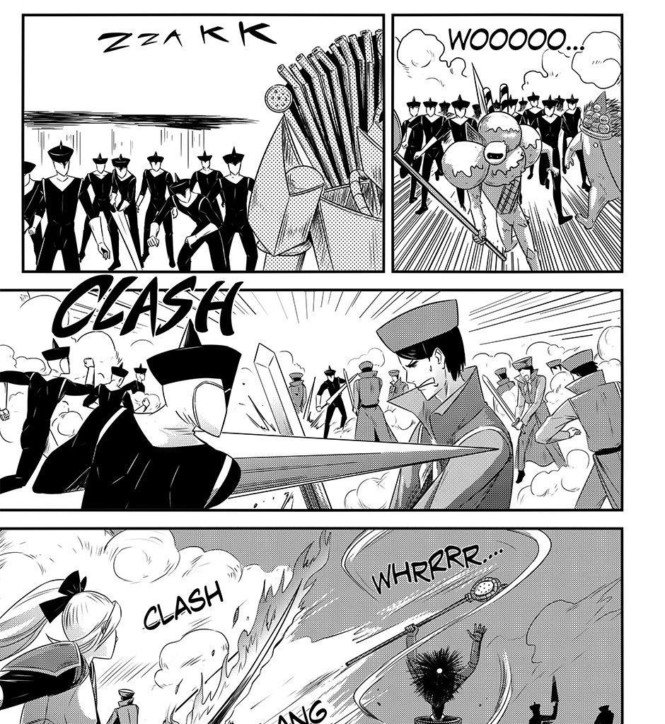 Moontachi Gaiden - Episode 94, Page 5: Ch. 27:2 — Rena Takes Flight