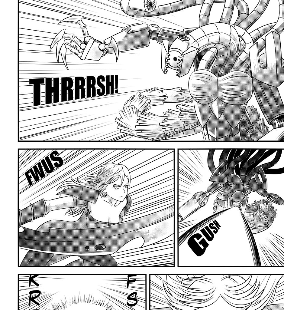 Moontachi Gaiden - Episode 94, Page 14: Ch. 27:2 — Rena Takes Flight