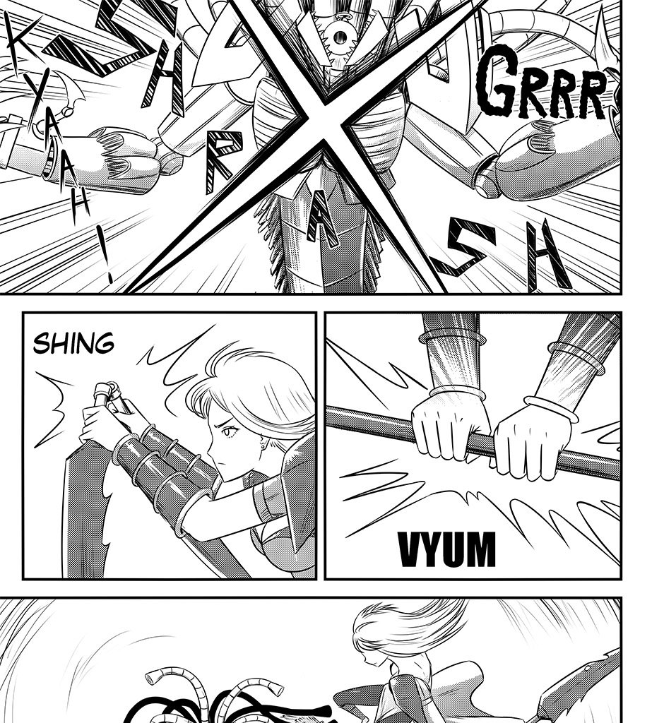 Moontachi Gaiden - Episode 94, Page 15: Ch. 27:2 — Rena Takes Flight