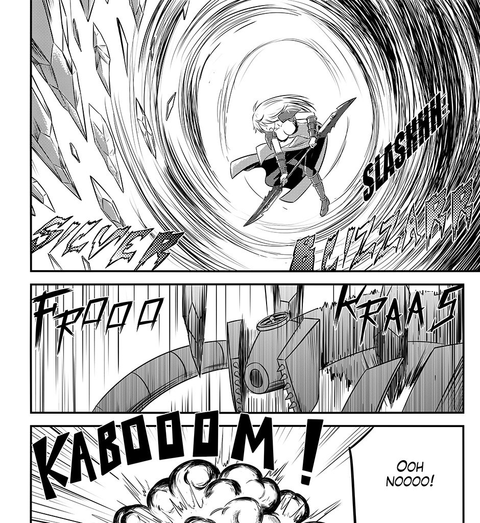 Moontachi Gaiden - Episode 94, Page 16: Ch. 27:2 — Rena Takes Flight