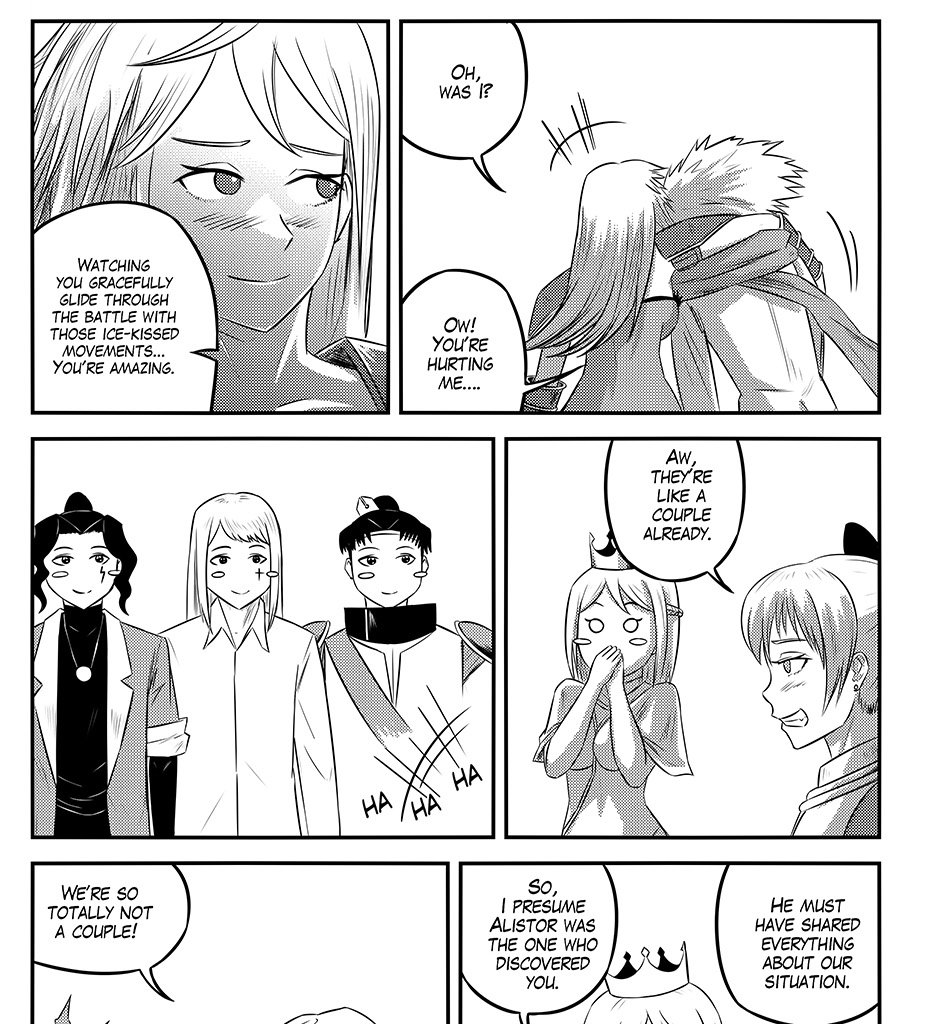 Moontachi Gaiden - Episode 94, Page 19: Ch. 27:2 — Rena Takes Flight