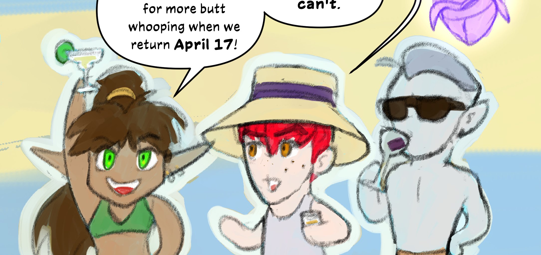 Demonsgate - Episode 56, Page 1: Spring break 2025