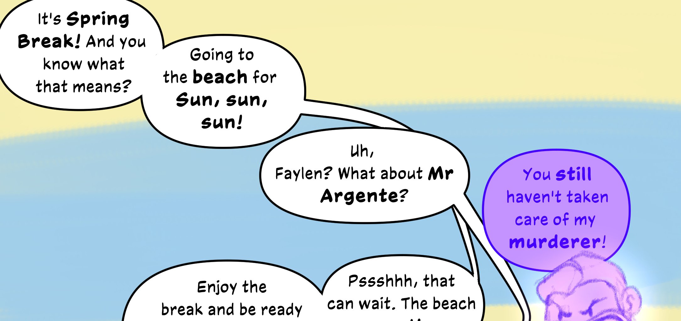 Demonsgate - Episode 56, Page 1: Spring break 2025