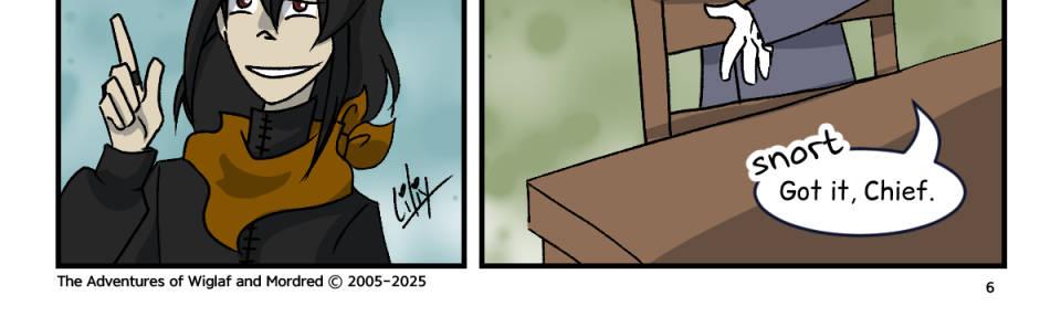 The Adventures of Wiglaf and Mordred - Episode 86, Page 1: Chapter 6, Page 6