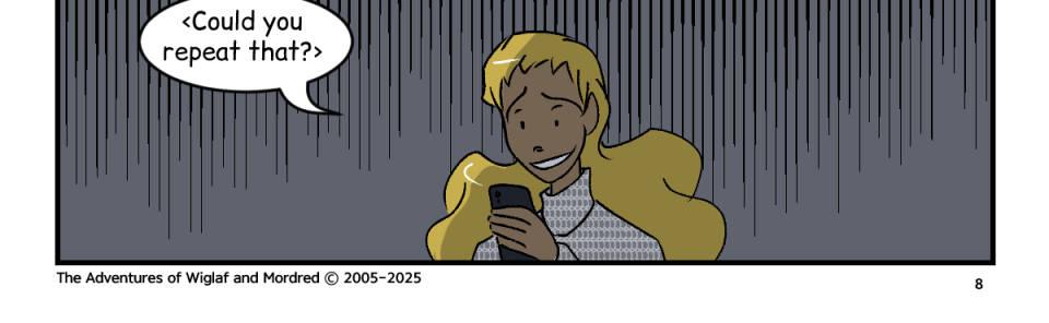 The Adventures of Wiglaf and Mordred - Episode 88, Page 1: Chapter 6, Page 8