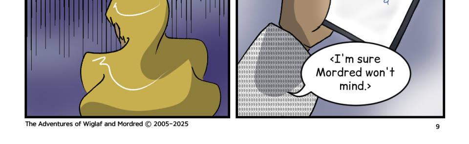 The Adventures of Wiglaf and Mordred - Episode 89, Page 1: Chapter 6, Page 9