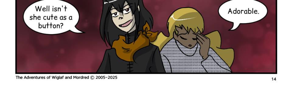 The Adventures of Wiglaf and Mordred - Episode 94, Page 1: Chapter 6, Page 14