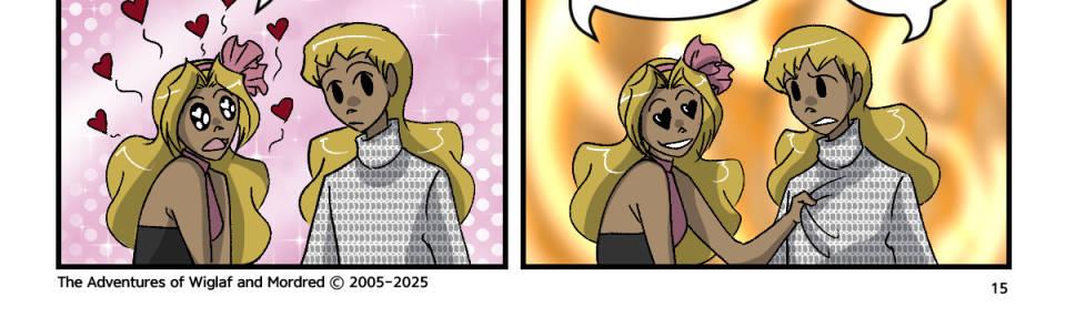 The Adventures of Wiglaf and Mordred - Episode 95, Page 1: Chapter 6, Page 15