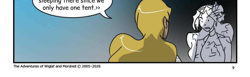 The Adventures of Wiglaf and Mordred - Episode 105, Page 1: Chapter 7, Page 9