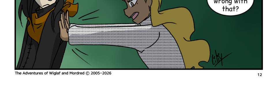 The Adventures of Wiglaf and Mordred - Episode 132, Page 1: Chapter 9, Page 12