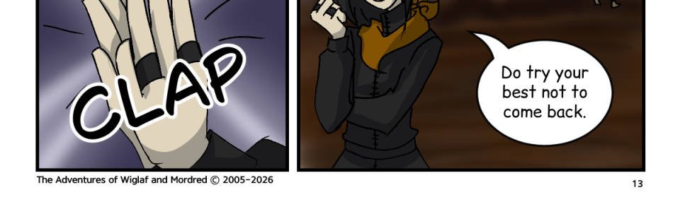 The Adventures of Wiglaf and Mordred - Episode 133, Page 1: Chapter 9, Page 13