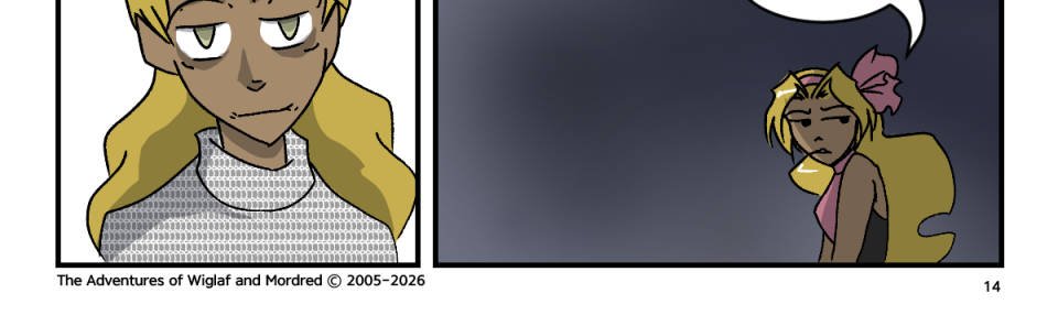The Adventures of Wiglaf and Mordred - Episode 134, Page 1: Chapter 9, Page 14