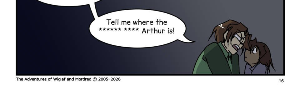 The Adventures of Wiglaf and Mordred - Episode 136, Page 1: Chapter 9, Page 16