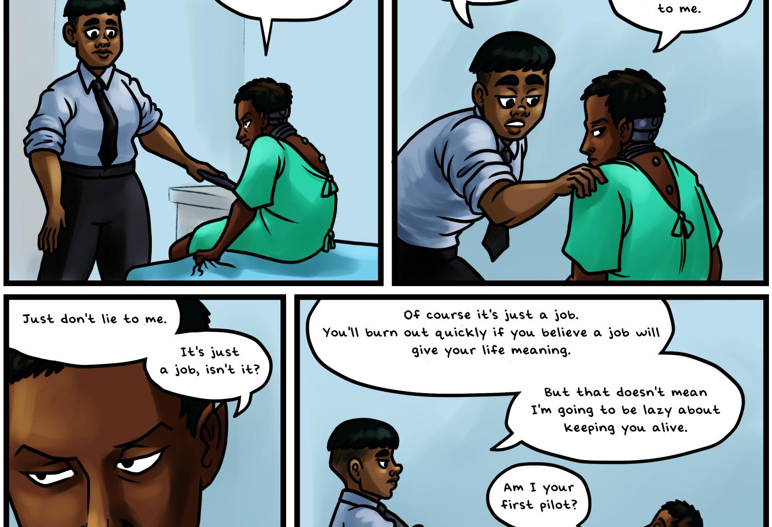 Armored Hearts - Episode 1, Page 4: The New Pilot