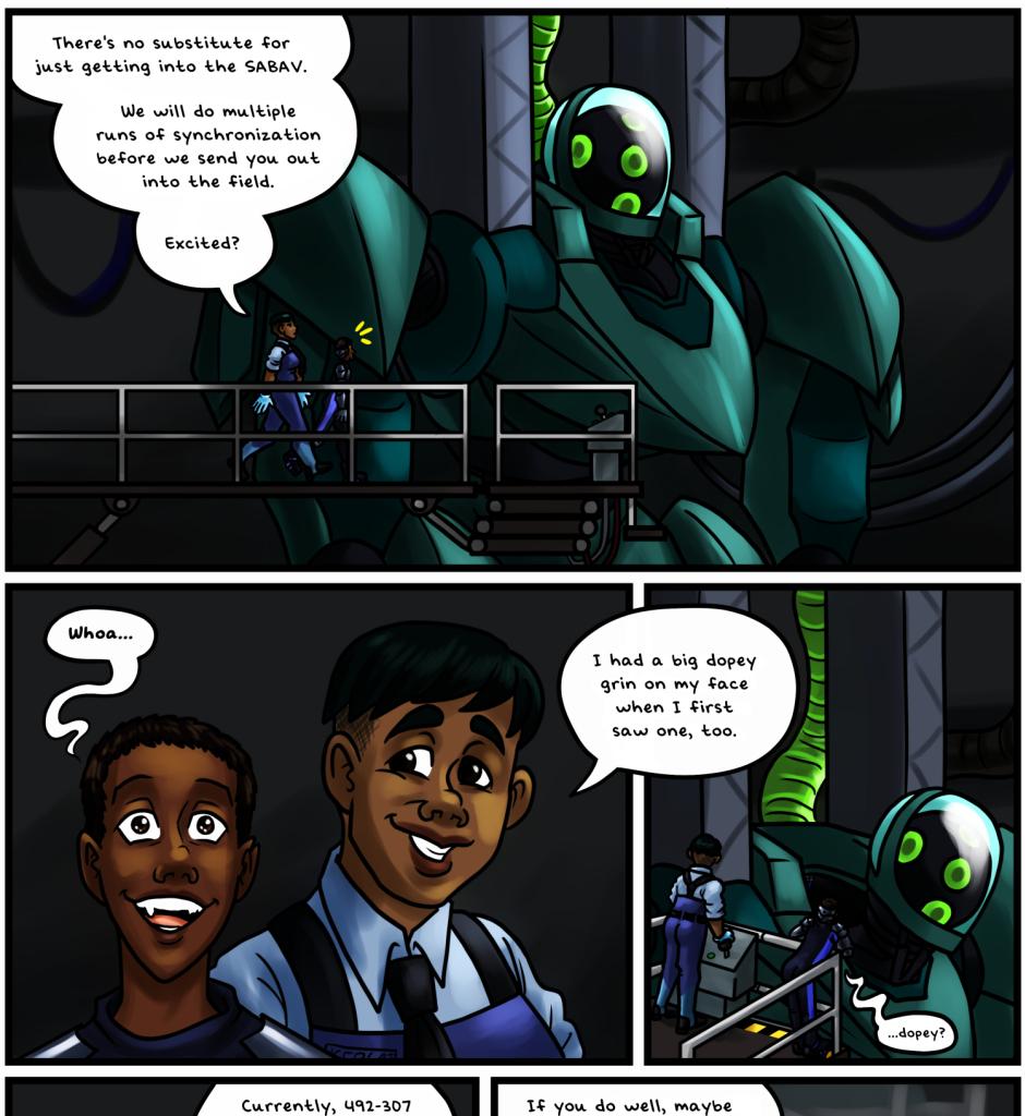 Armored Hearts - Episode 2, Page 12: The New Pilot