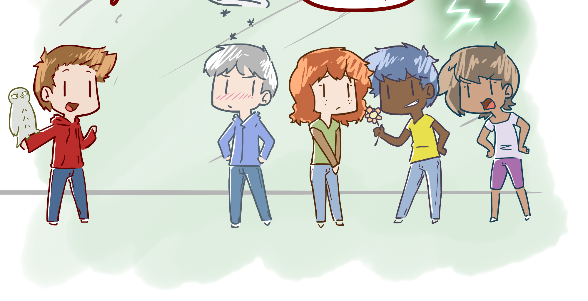 Rainy Days - Episode 29, Page 1: Nimbus #3 - "Tour the Rainy Days"