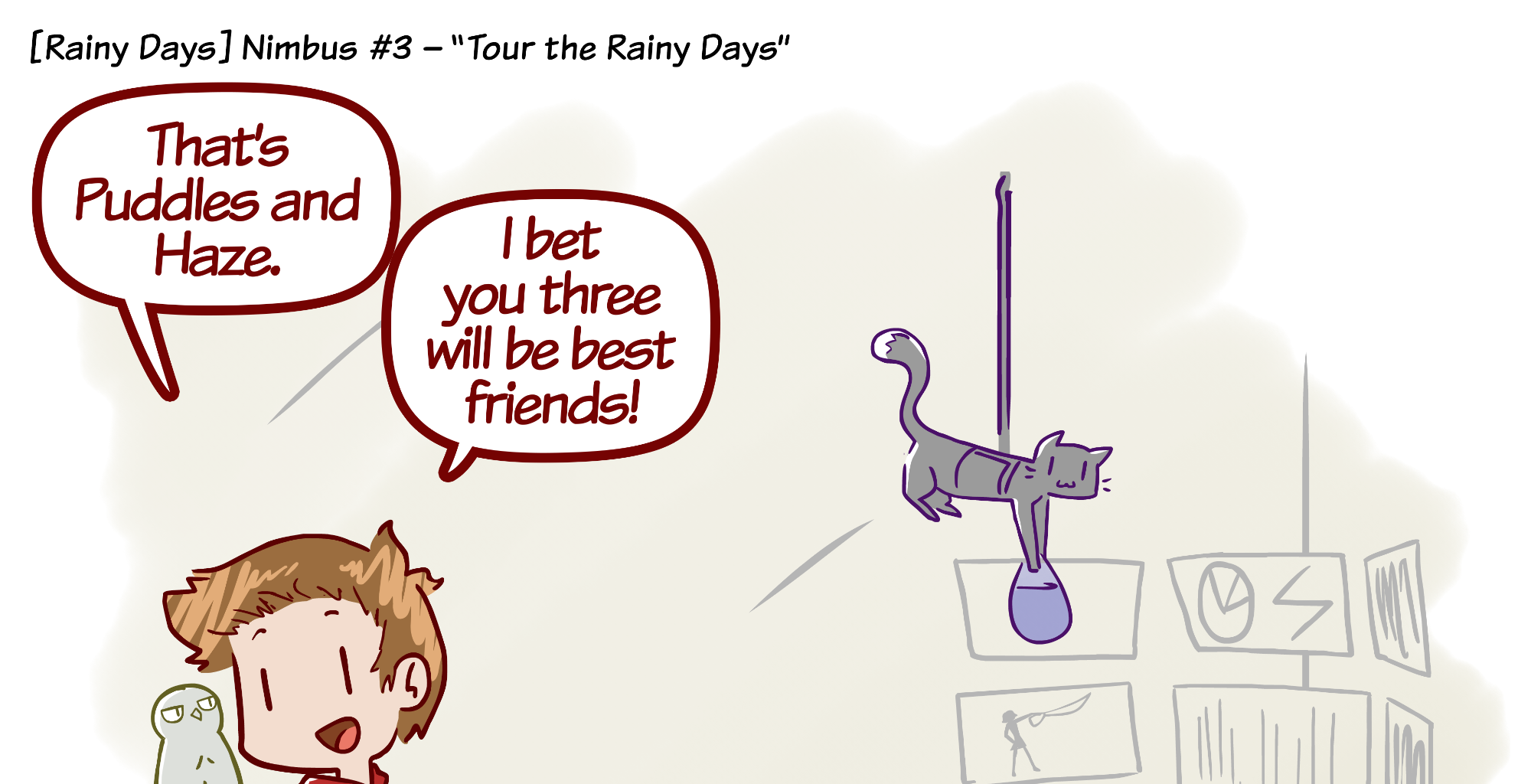 Rainy Days - Episode 29, Page 1: Nimbus #3 - "Tour the Rainy Days"
