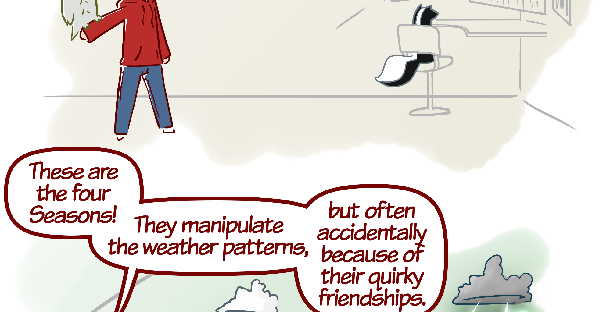 Rainy Days - Episode 29, Page 1: Nimbus #3 - "Tour the Rainy Days"