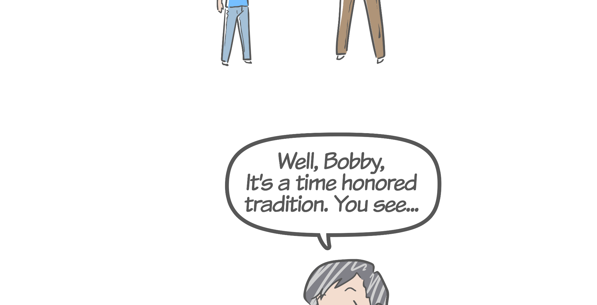 Rainy Days - Episode 30, Page 1: Donut Day #1 - "Free Donut Day"