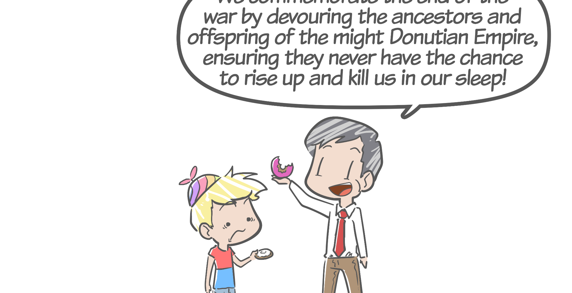 Rainy Days - Episode 30, Page 1: Donut Day #1 - "Free Donut Day"